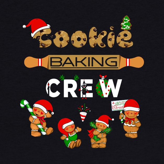 Christmas Cookie Baking Crew Funny Pajamas Family Xmas Gift by YasOOsaY